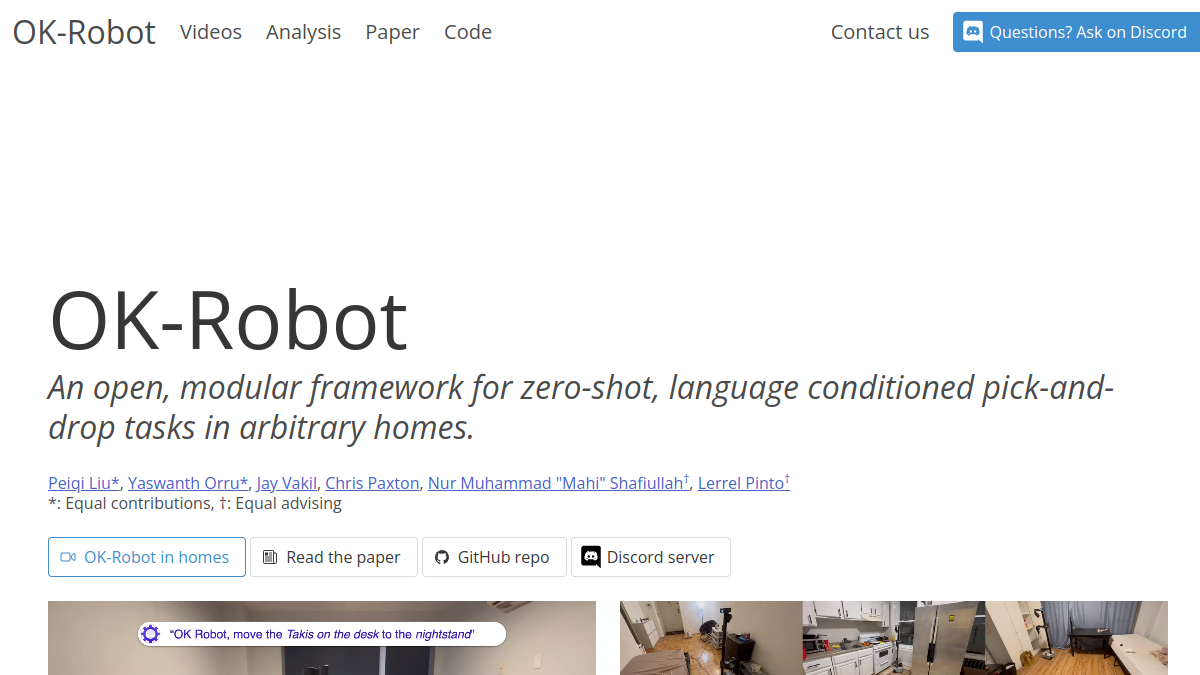 OK-Robot官网截图