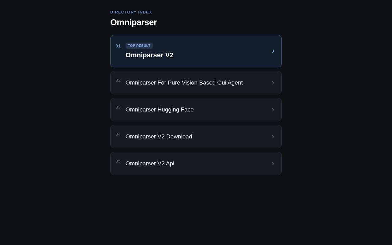 OmniParser官网截图