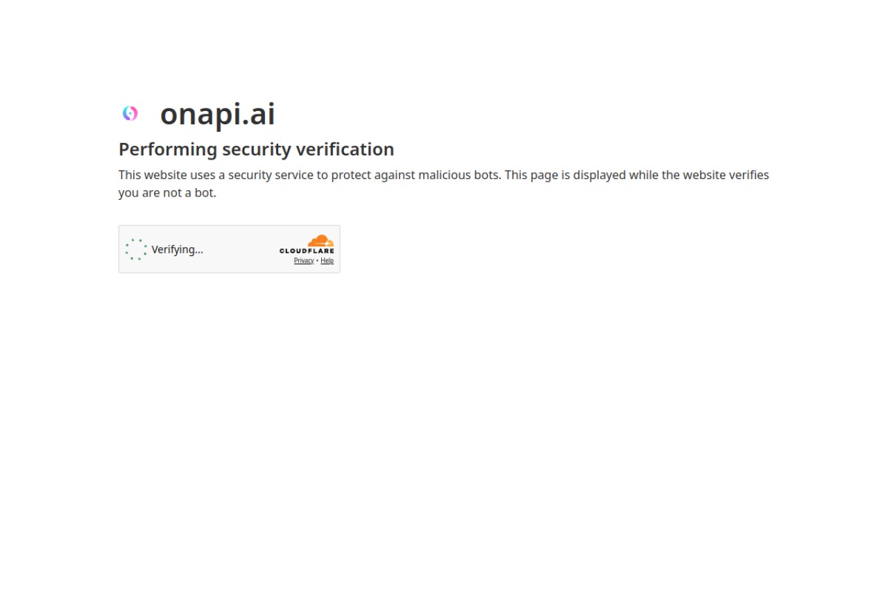 OnAPI官网截图