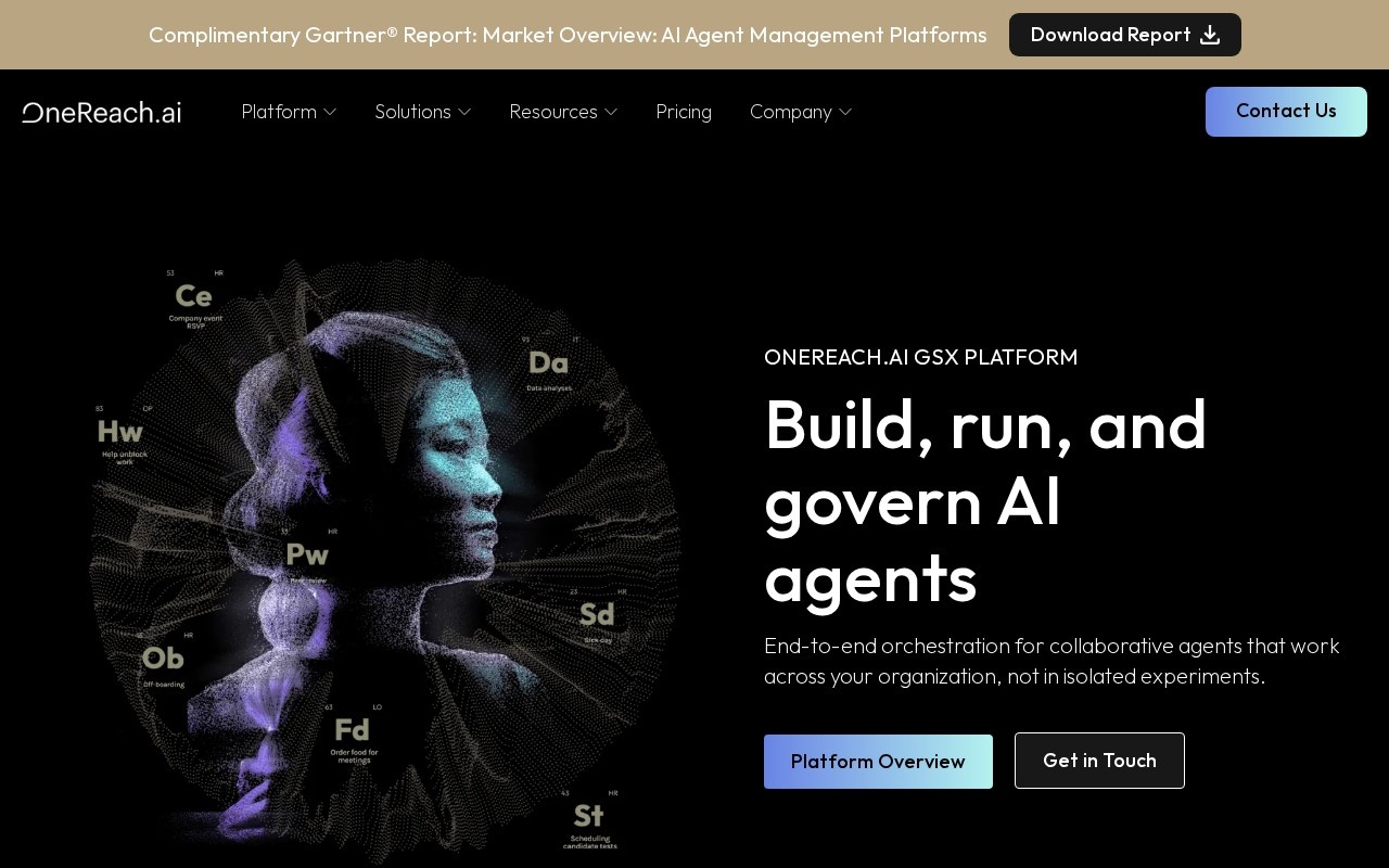 OneReach.ai官网截图