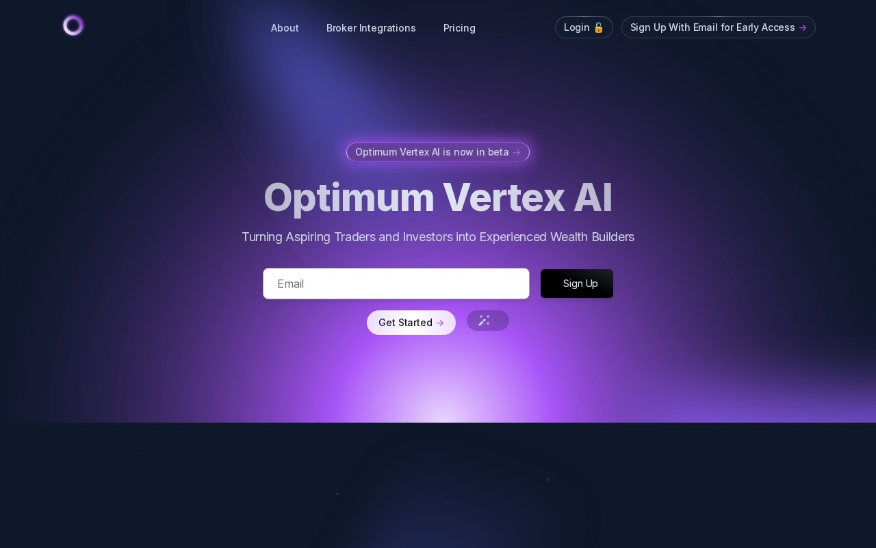 Optimum Vertex AI官网截图