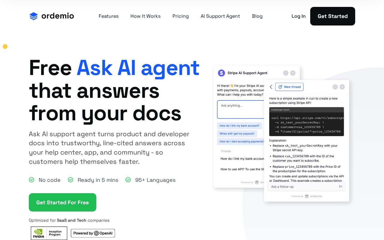Ask AI by Ordemio官网截图