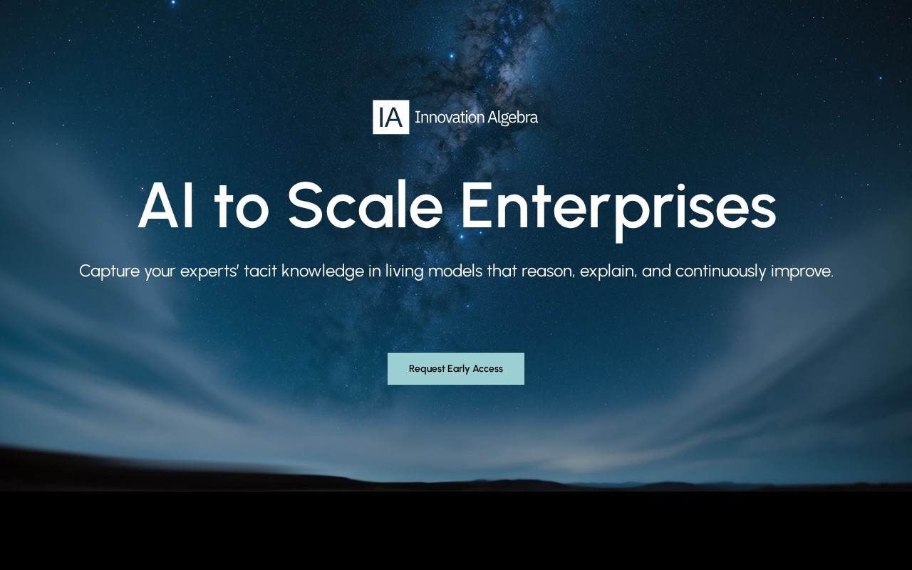 Innovation Algebra官网截图