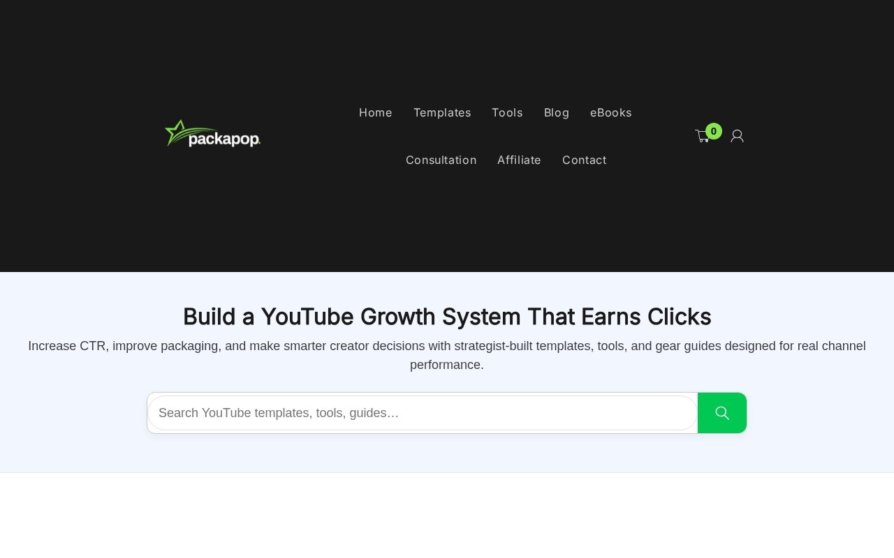 AI YouTube Title Generator with Emojis – PackaPop官网截图
