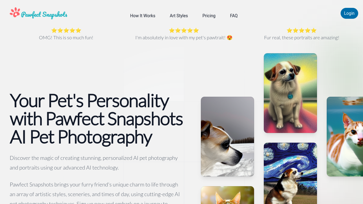 Pawfect Snapshots官网截图