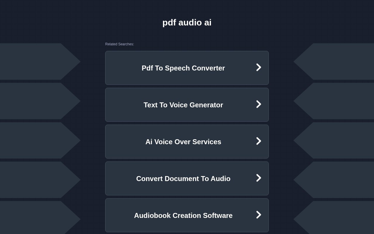 PDF2Audio AI官网截图