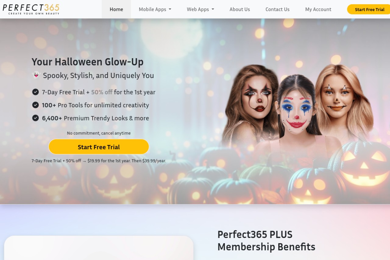 Perfect365官网截图