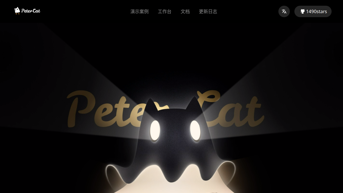 Peter Cat官网截图