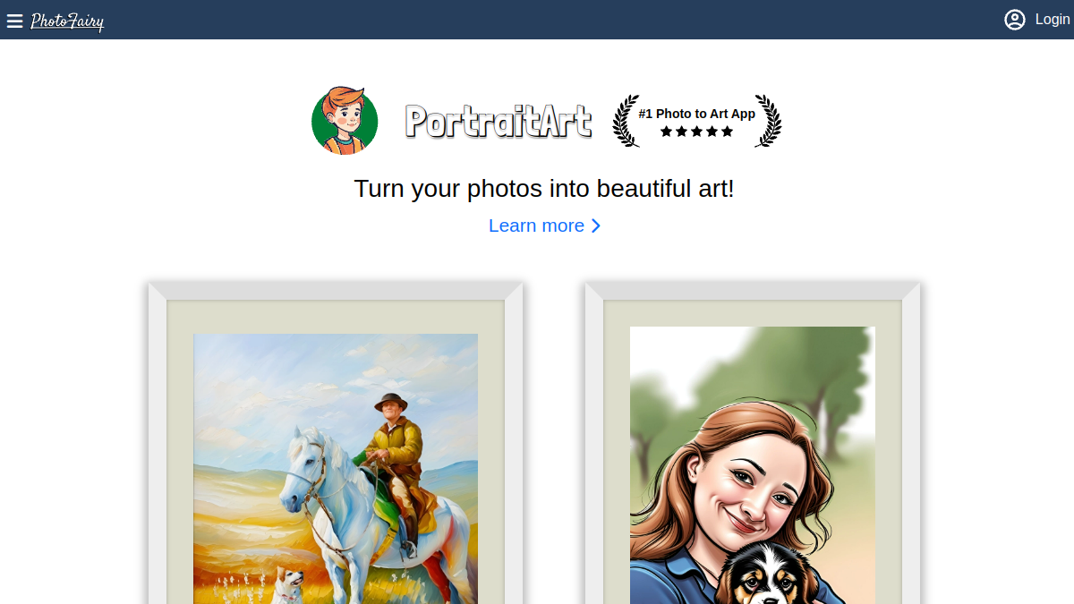 PhotoFairy官网截图