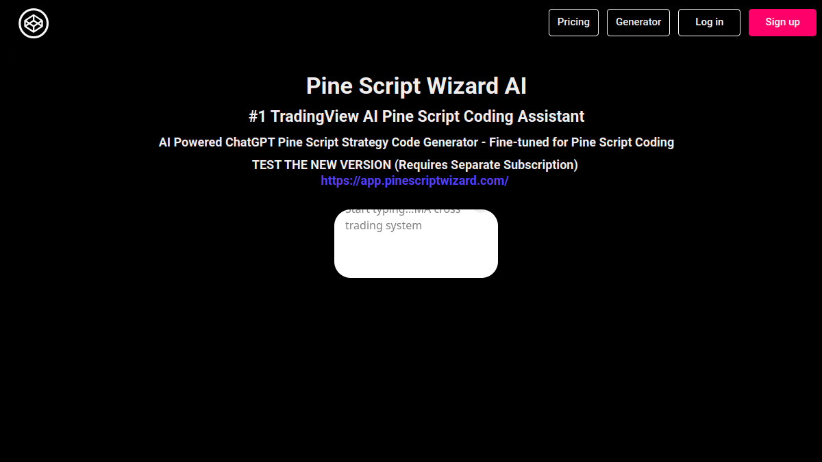 Pine Script Wizard AI官网截图