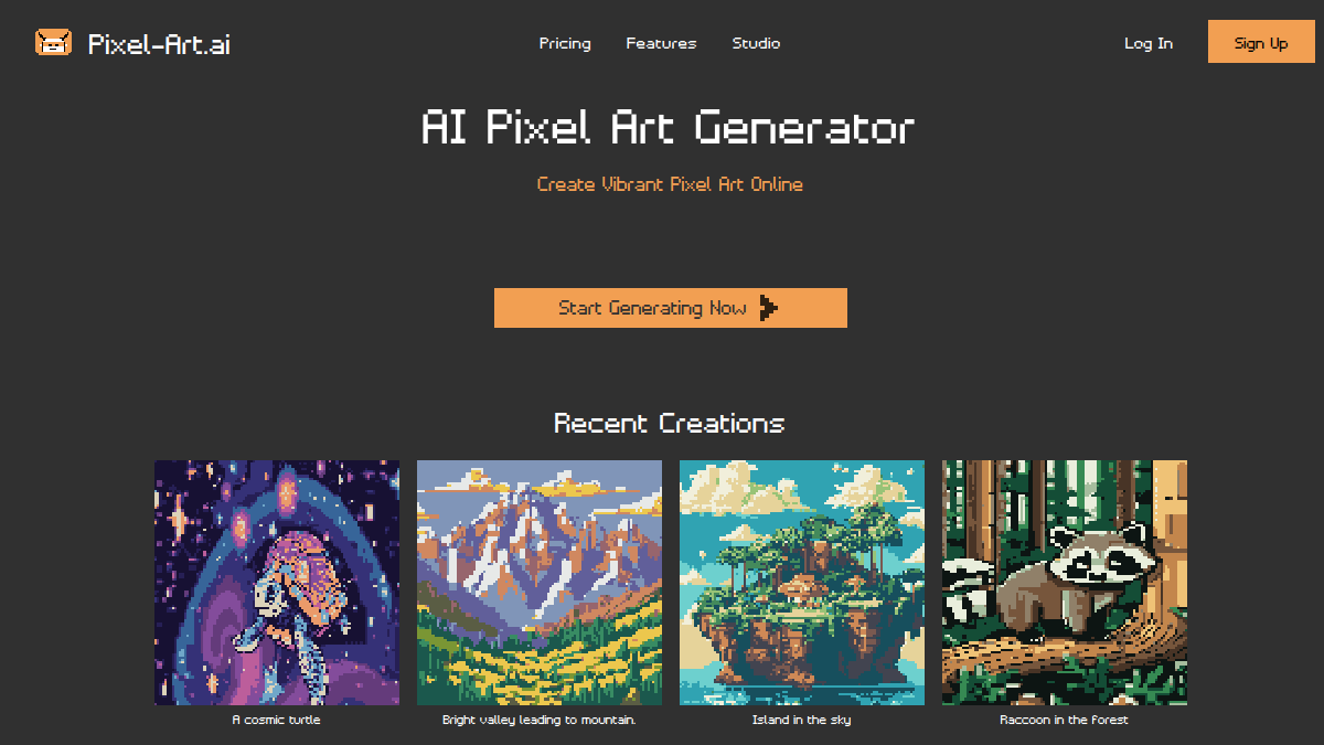 Pixel官网截图