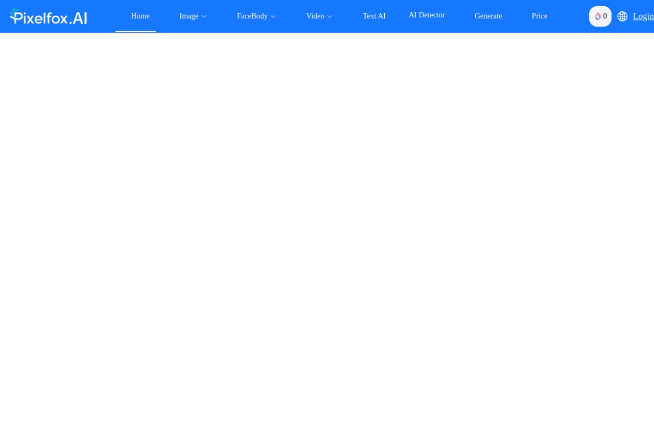 Pixelfox AI官网截图