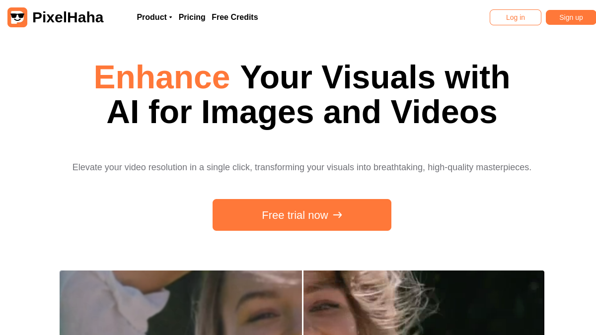 PixelHaha官网截图