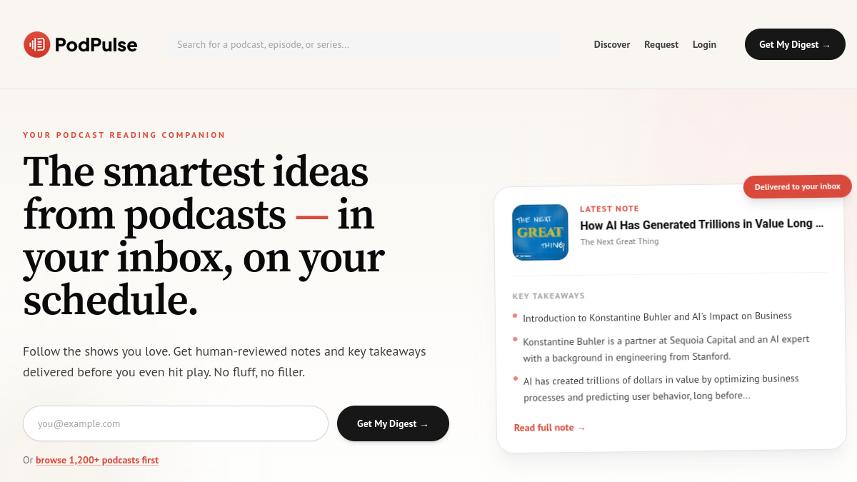 Podpulse官网截图