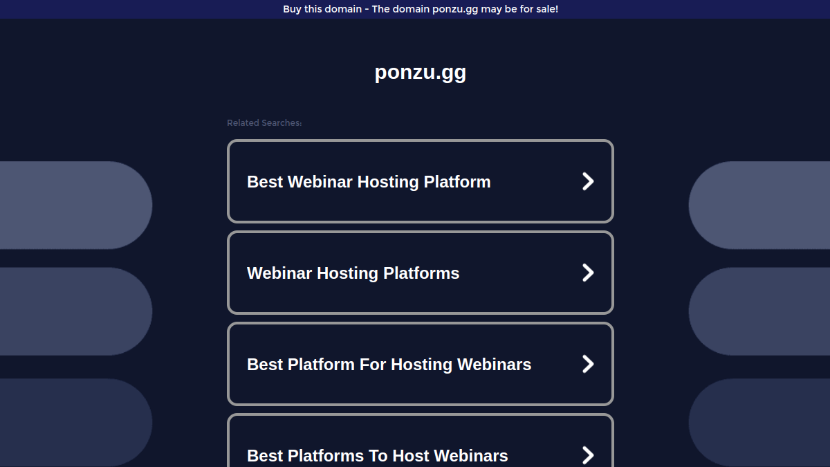 Ponzu官网截图