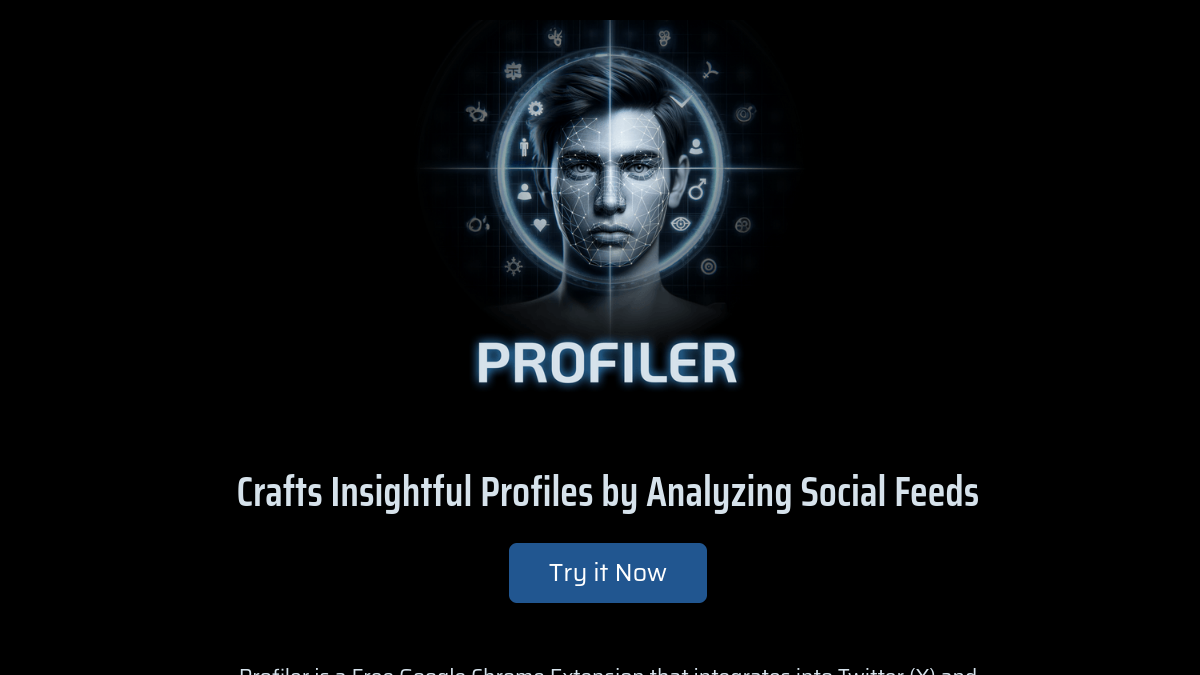 Profiler官网截图