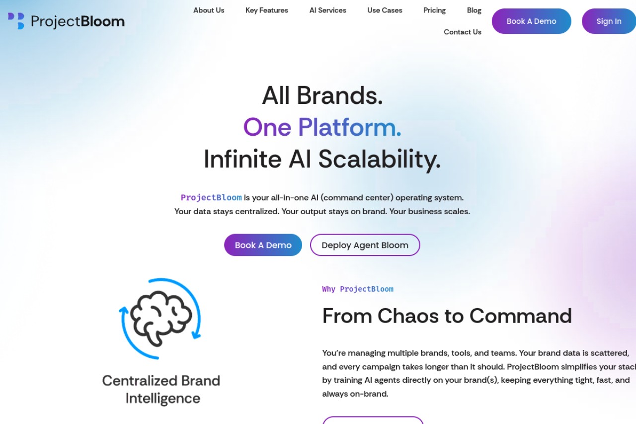 ProjectBloom官网截图