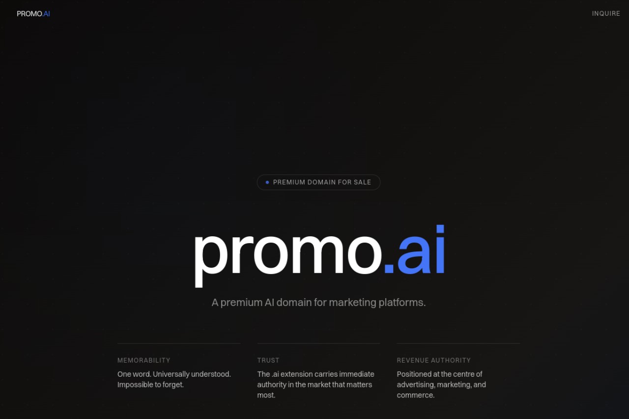 Promo.ai官网截图