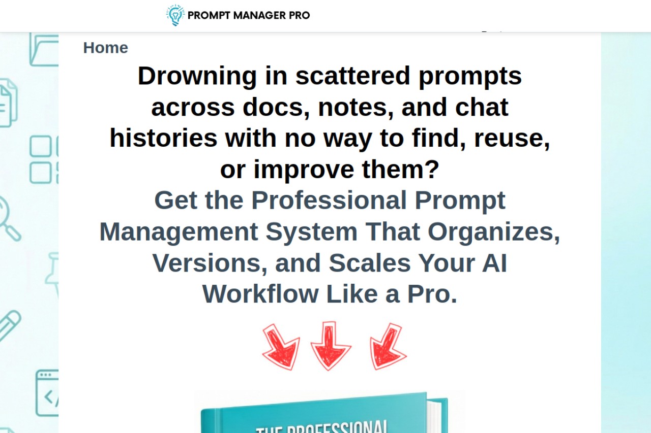 Prompt Manager Pro官网截图