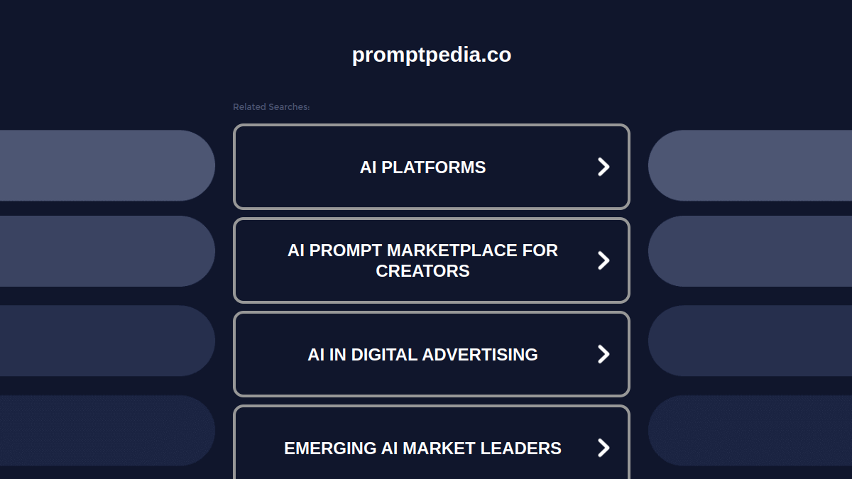 PromptPedia官网截图