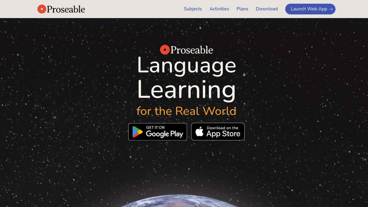 ProseAble官网截图