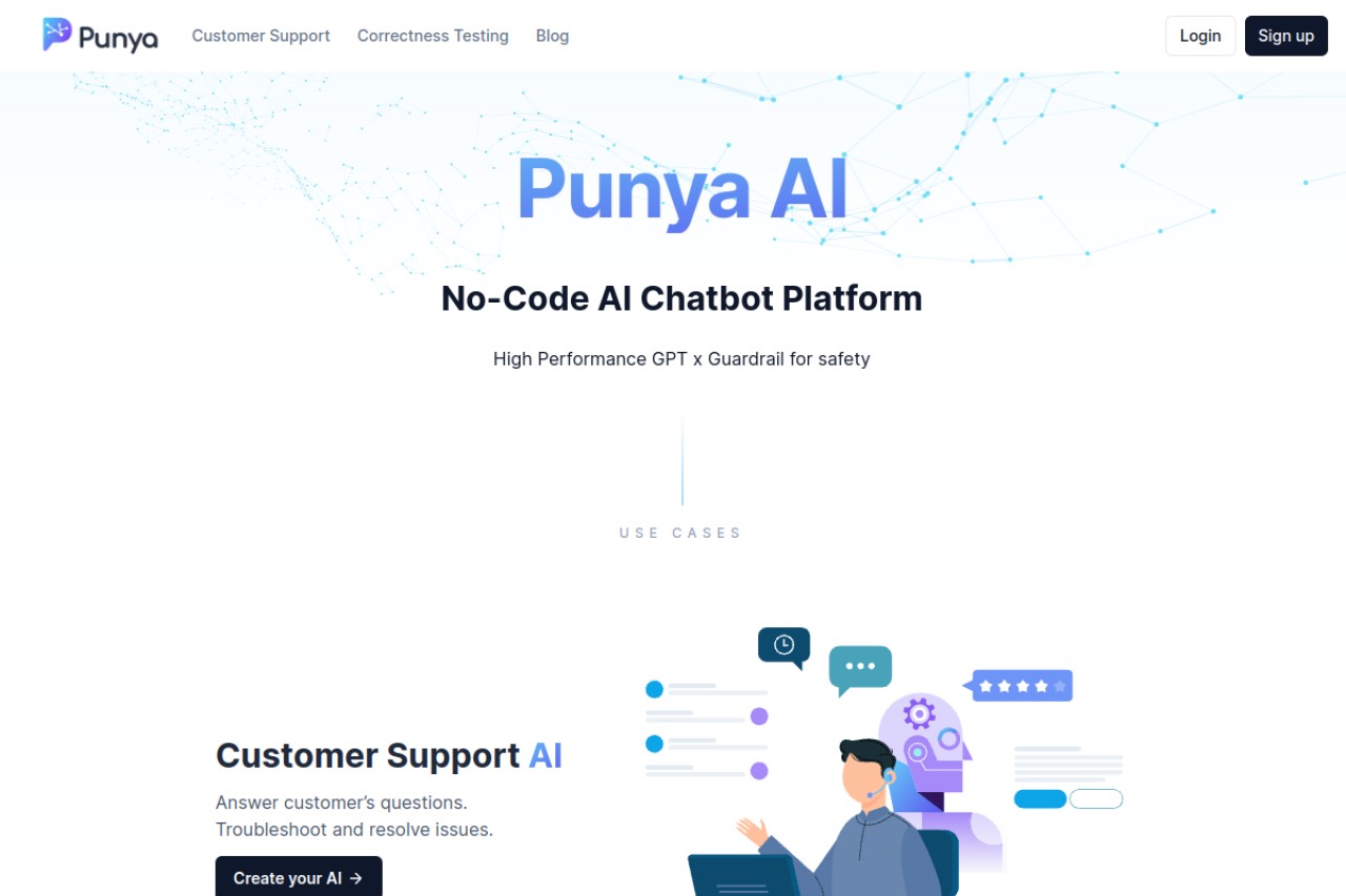 Punya.AI官网截图