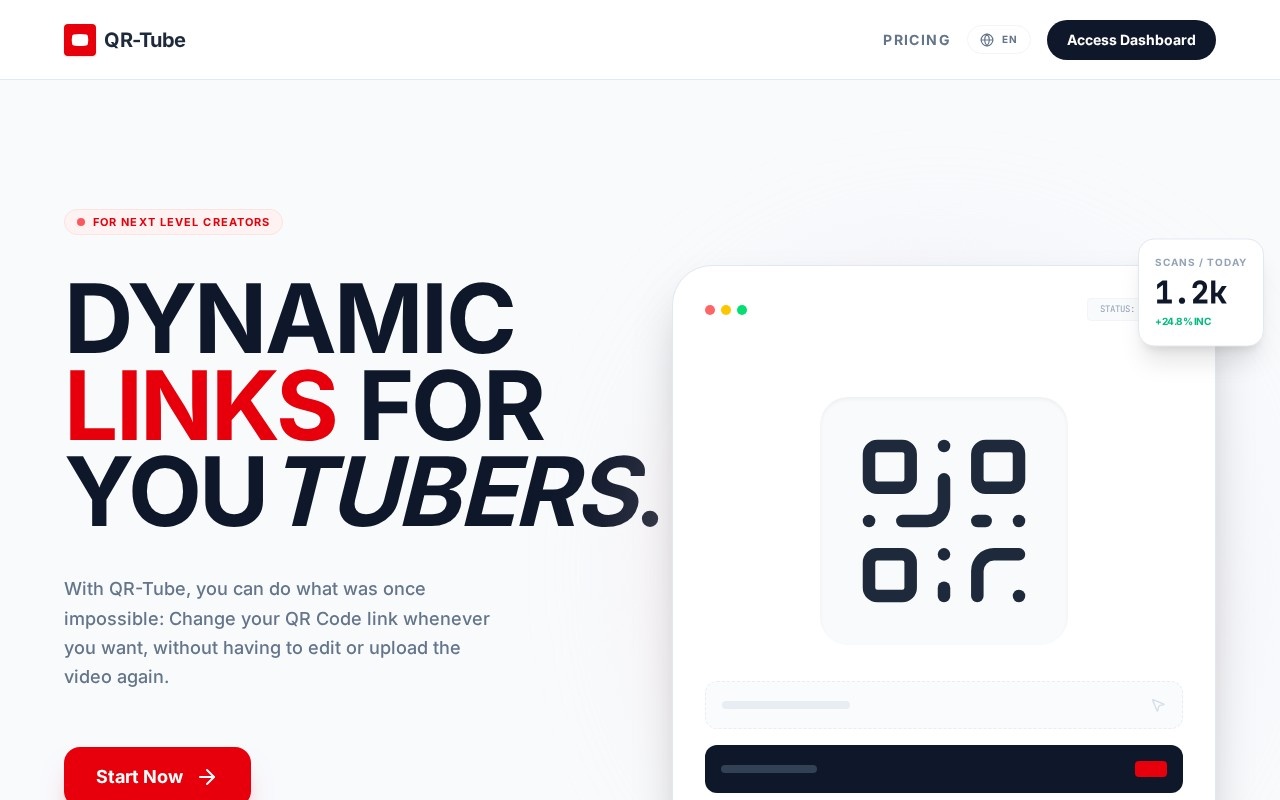 QR-Tube官网截图