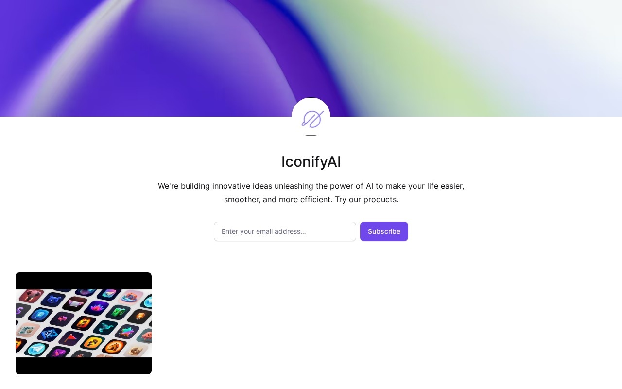 IconifyAI官网截图