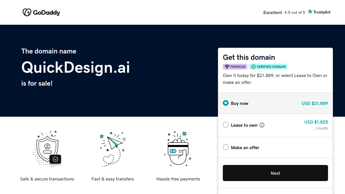QuickDesign AI官网截图