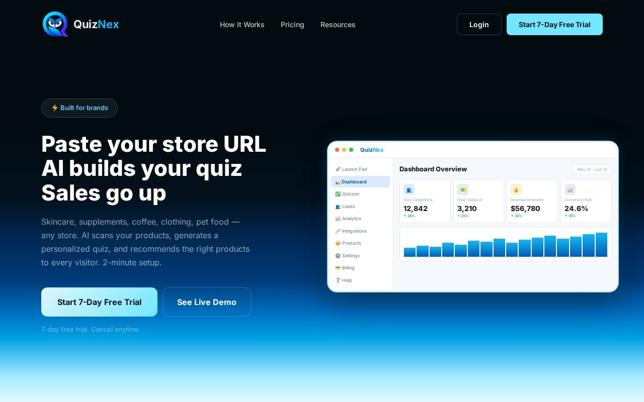 QuizNex官网截图