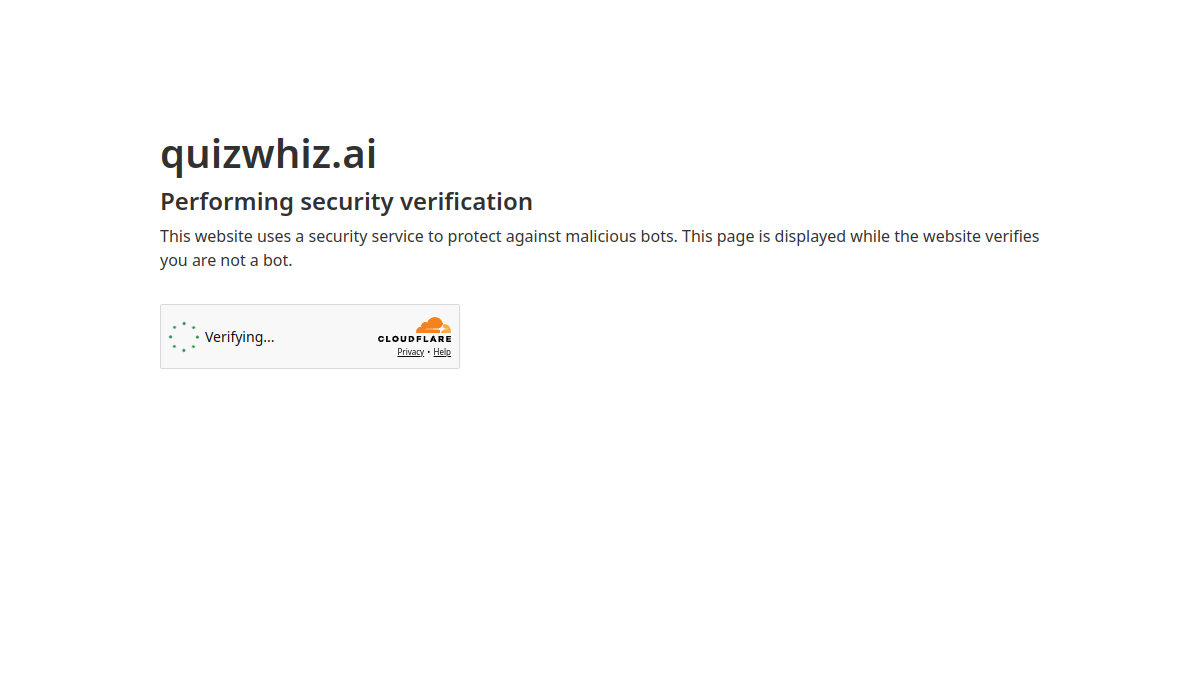 QuizWhiz官网截图