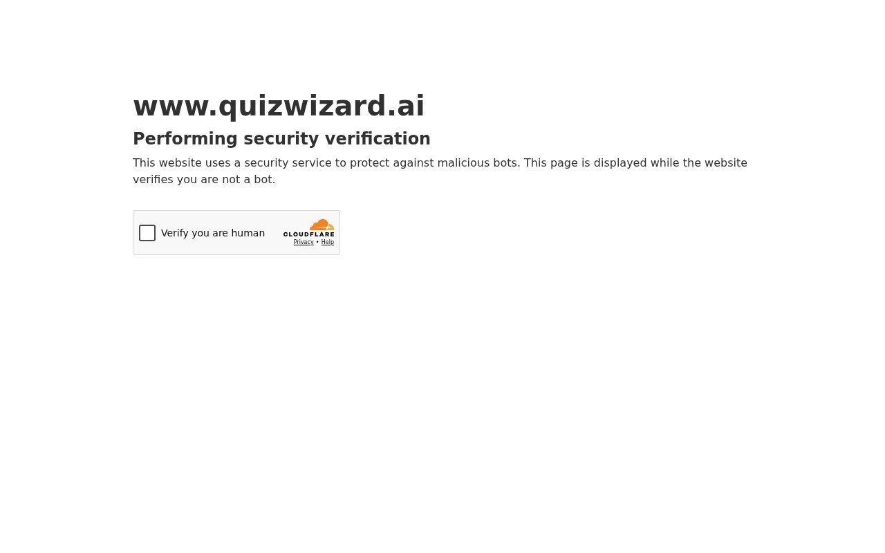 QuizWizard官网截图