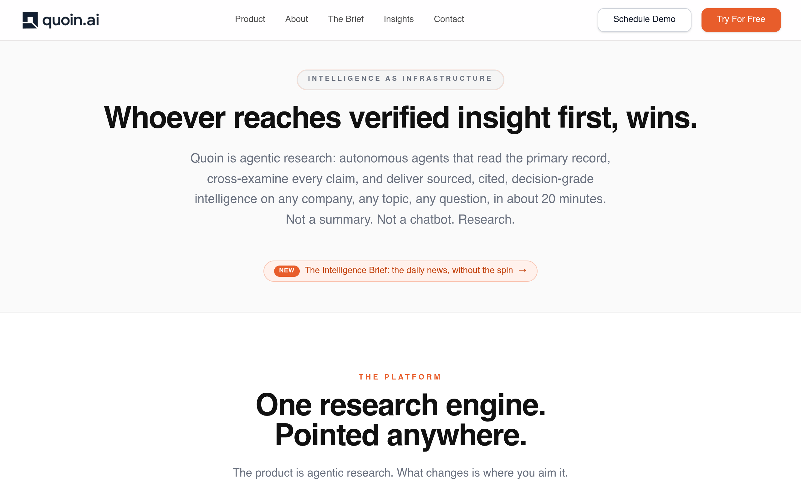 Quoin.ai官网截图