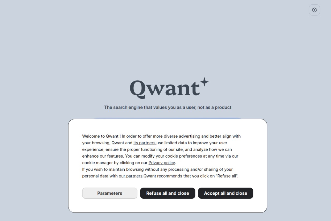 Qwant官网截图