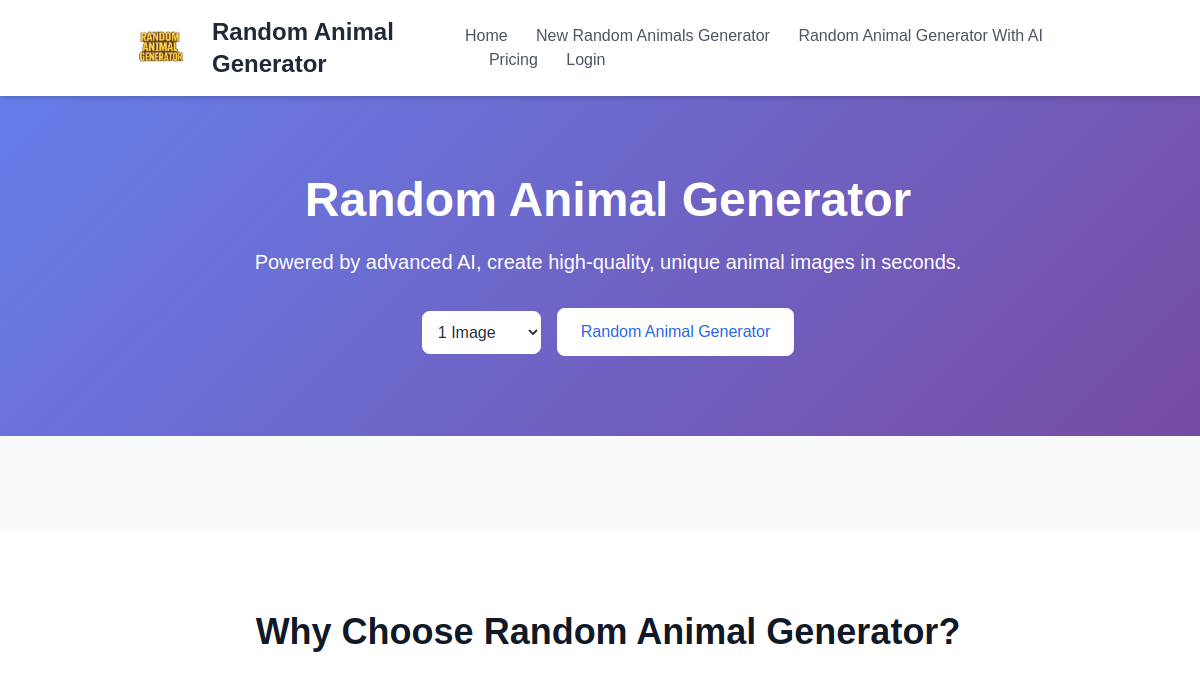 Random Animal官网截图