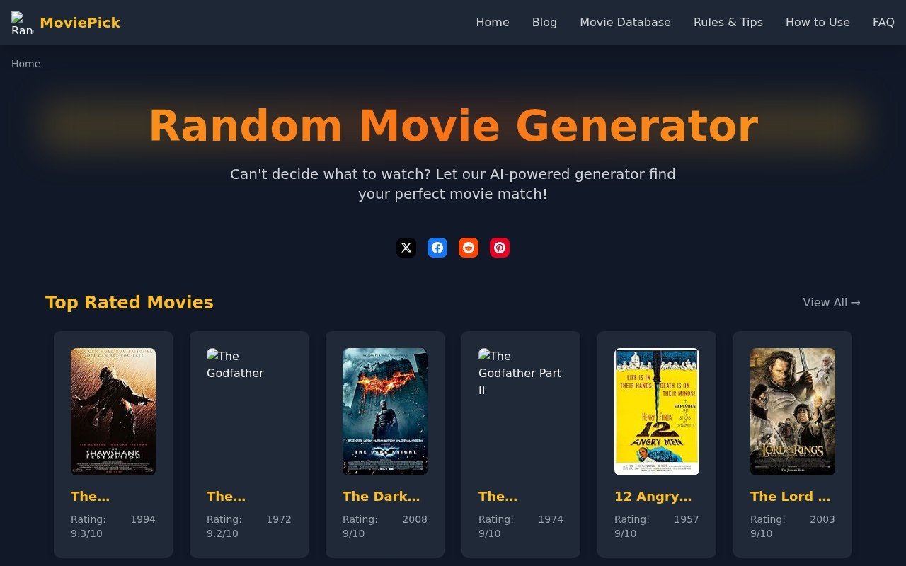 MoviePick官网截图
