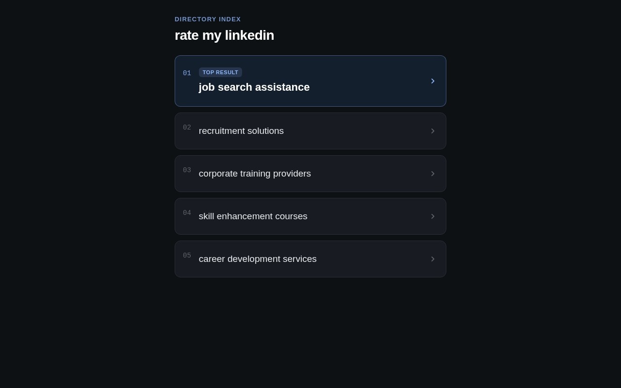 Rate My LinkedIn Profile官网截图