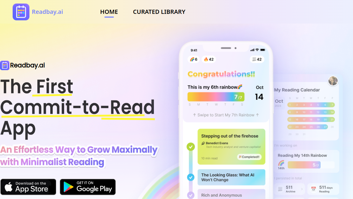Readbay.ai官网截图