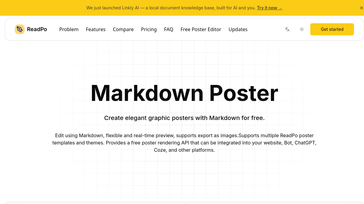 Markdown Poster官网截图