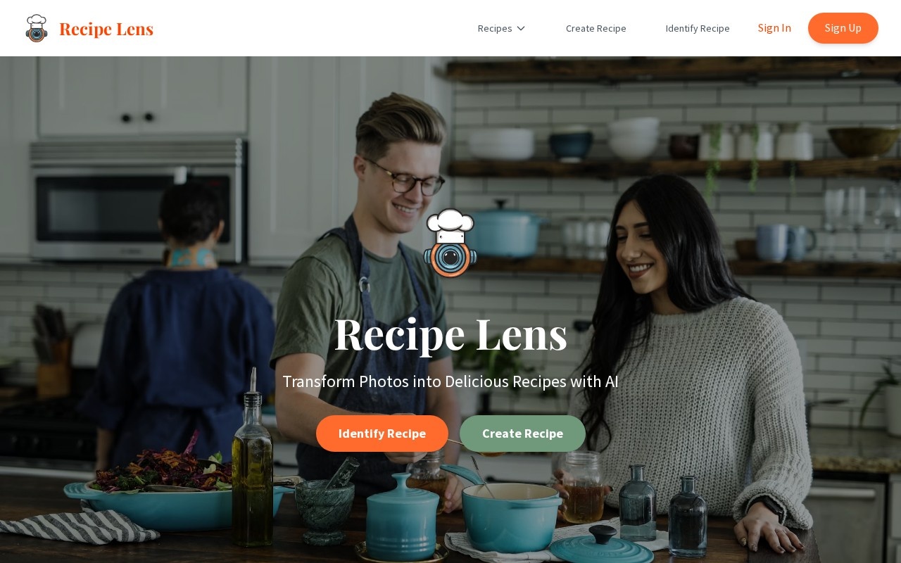 Recipe Lens官网截图