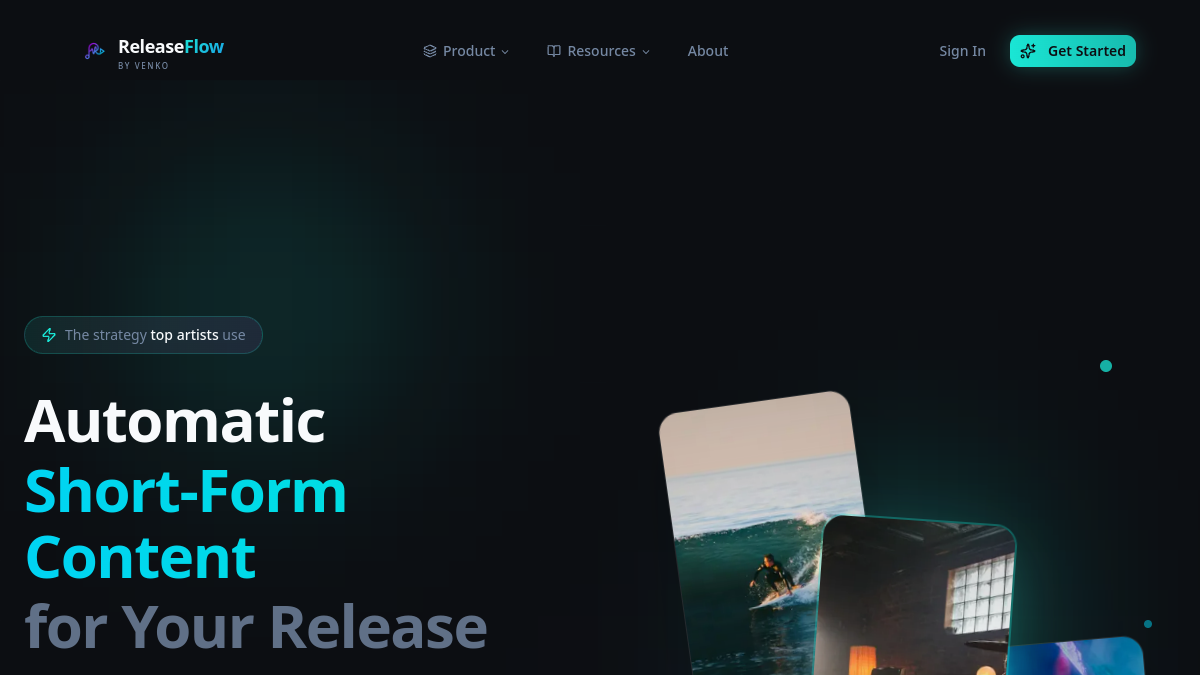 ReleaseFlow官网截图