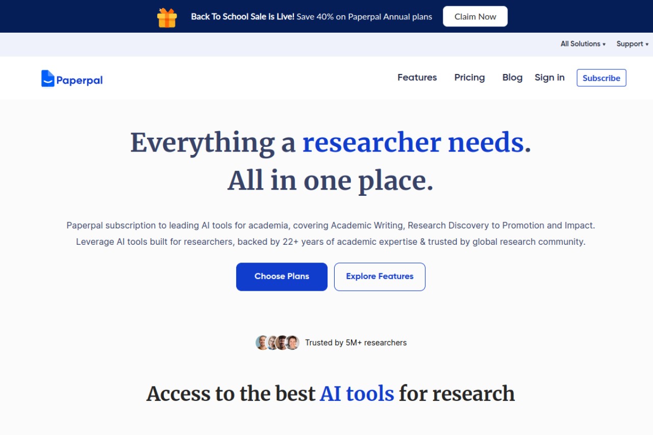 Researcher.Life官网截图