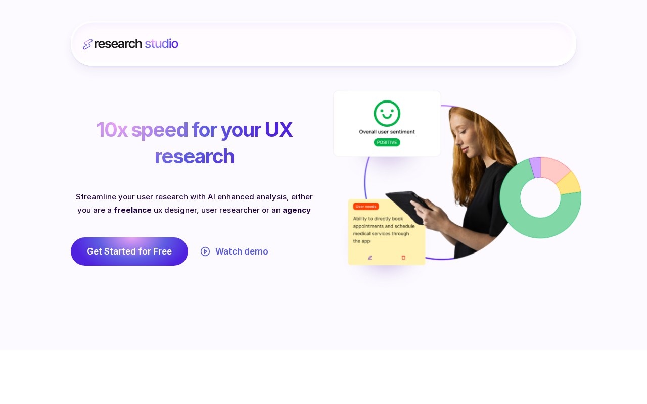 Research Studio官网截图