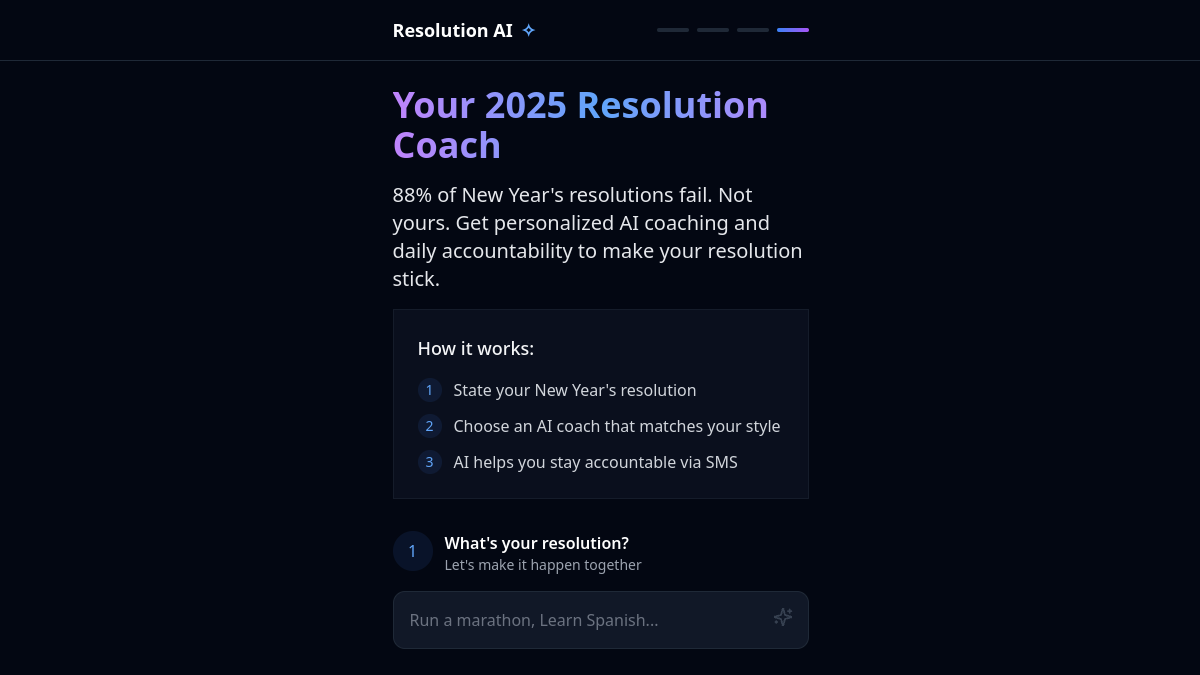 Resolution AI官网截图