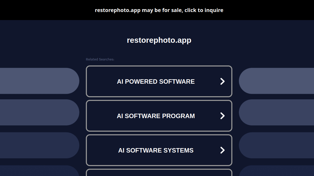 Restore Photo官网截图