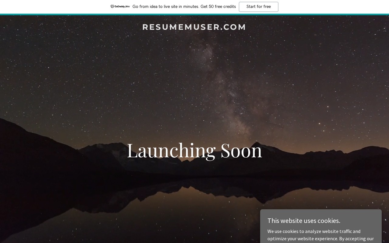 ResumeMuser官网截图