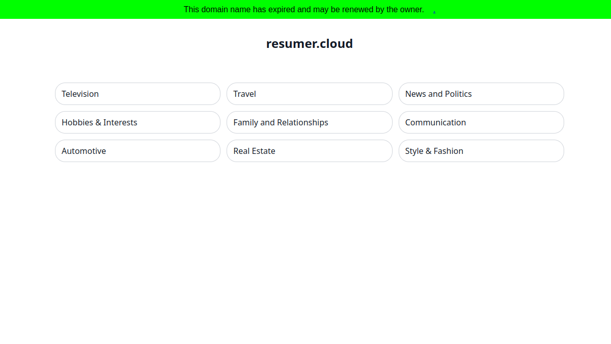 Resumer官网截图