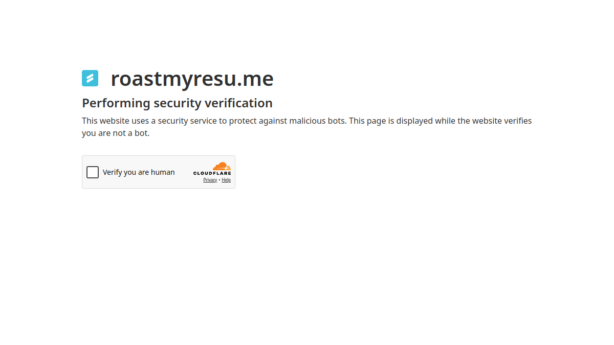 roastmyresu官网截图