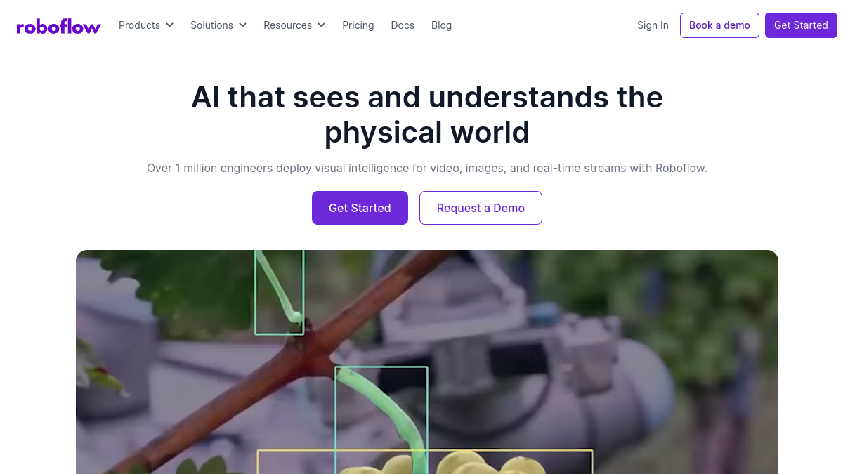 Roboflow官网截图
