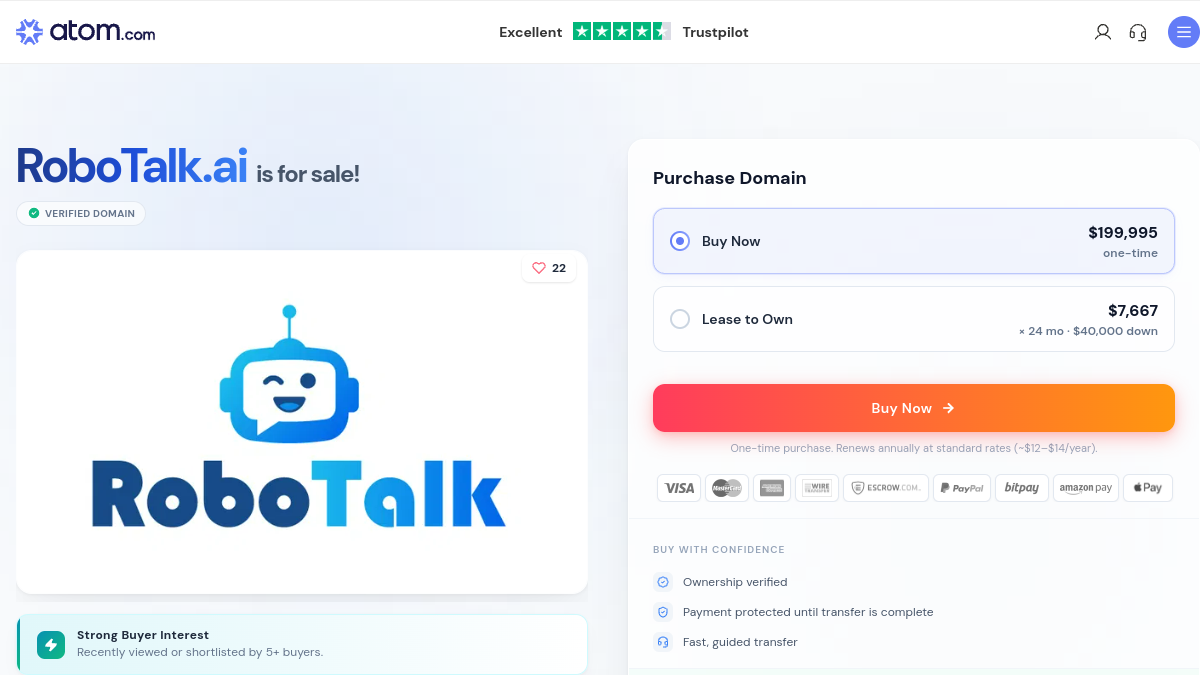 Robotalk官网截图
